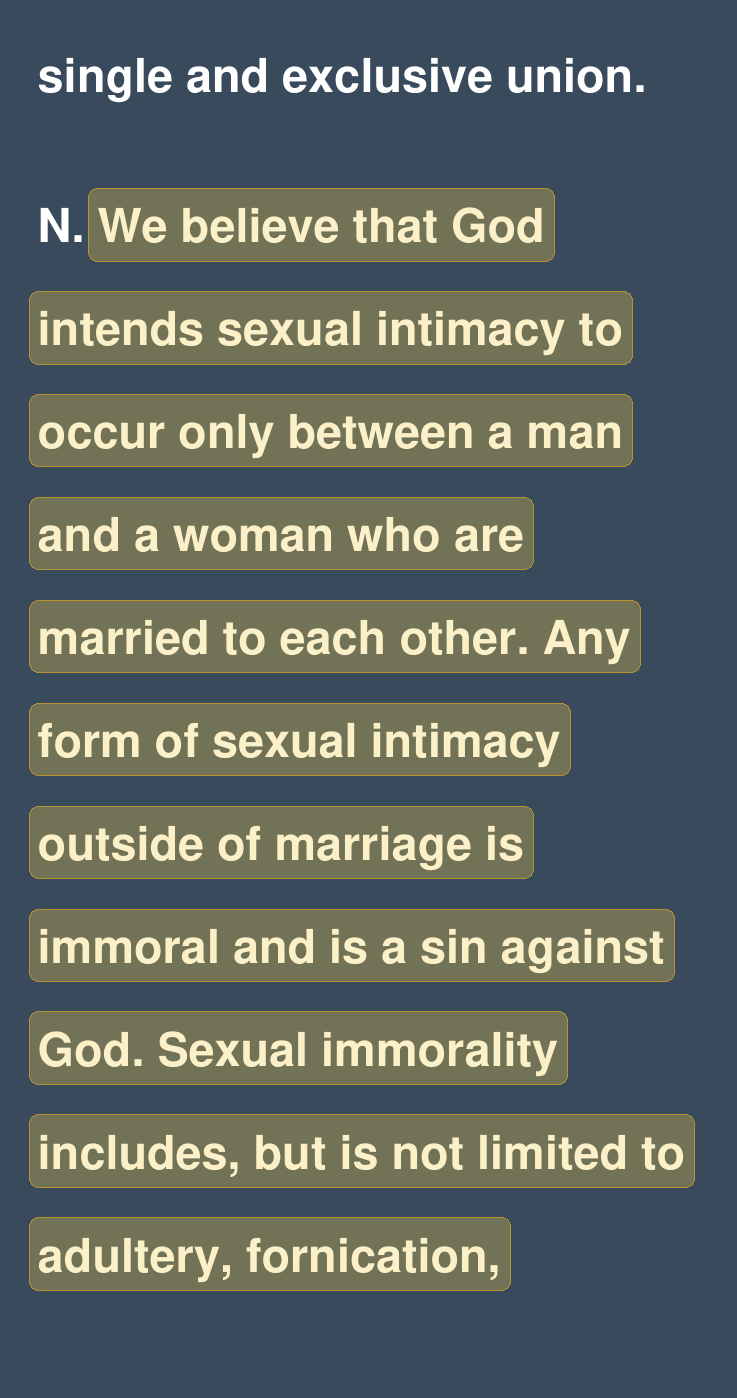 Highlighted excerpt from Wisdom and Truth Classical Academy handbook